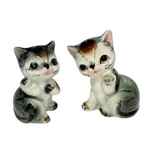 Vintage Kitty salt & Pepper shakers